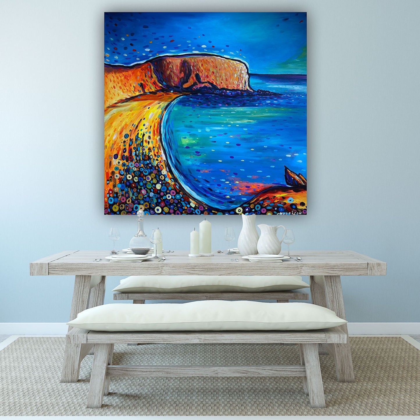 Papagayo Beach 100x100cm