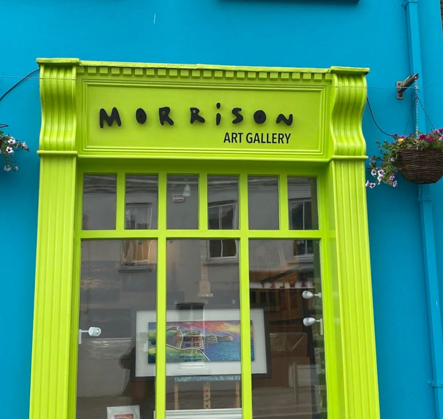 photo of the outside of the Morrison gallery in Lahinch