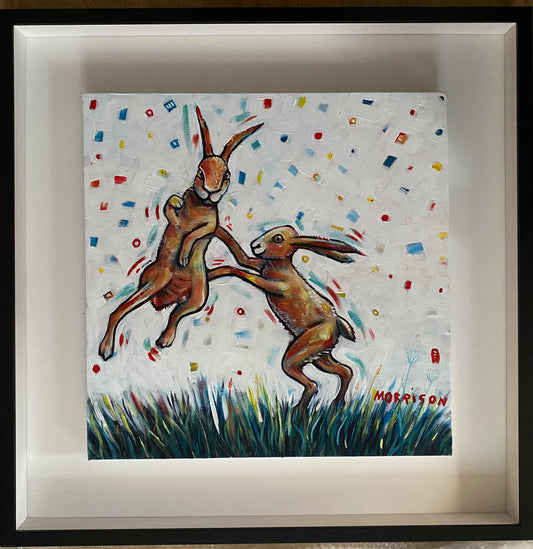 Fighting Hares