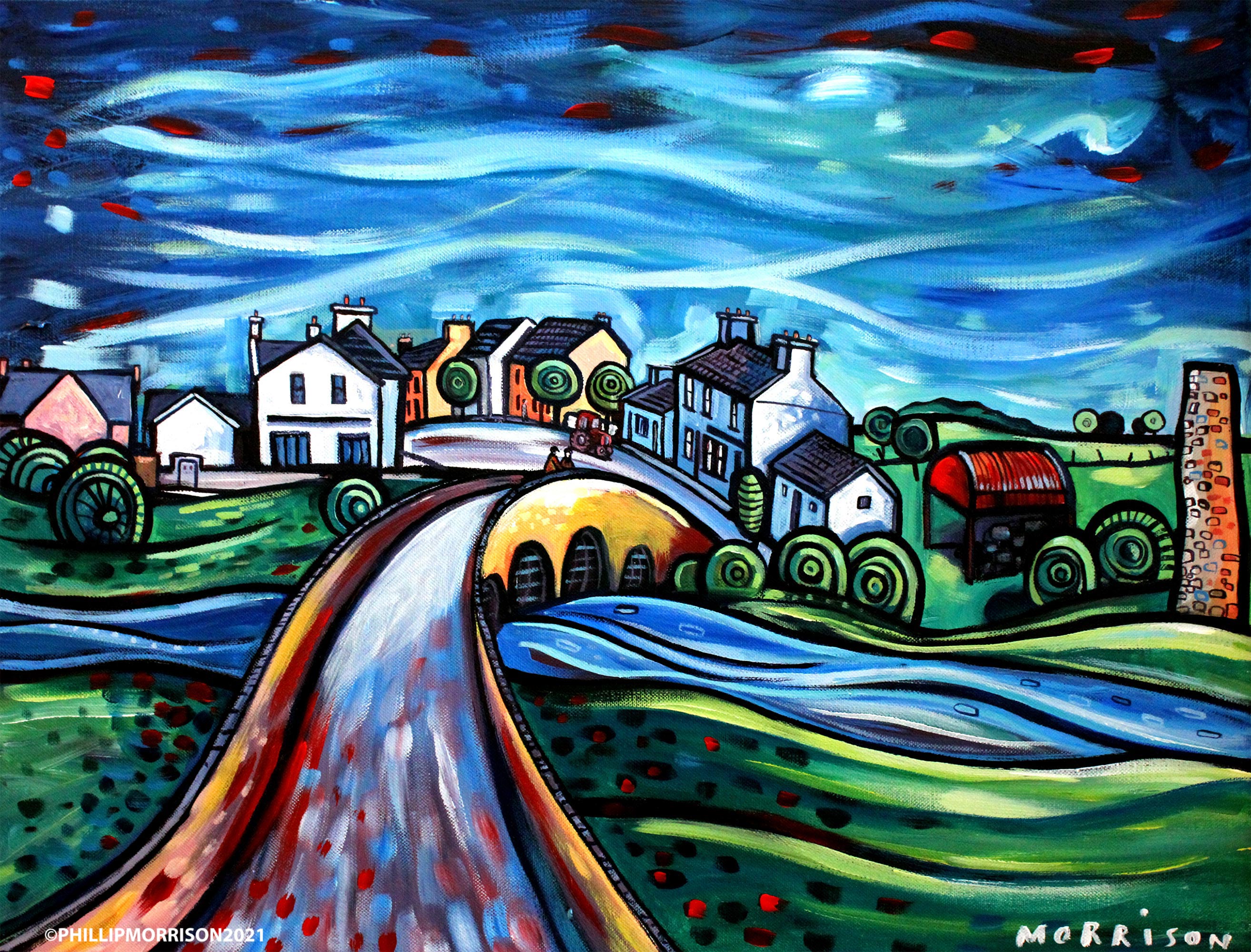 Doonbeg Village – Phillip Morrison Art