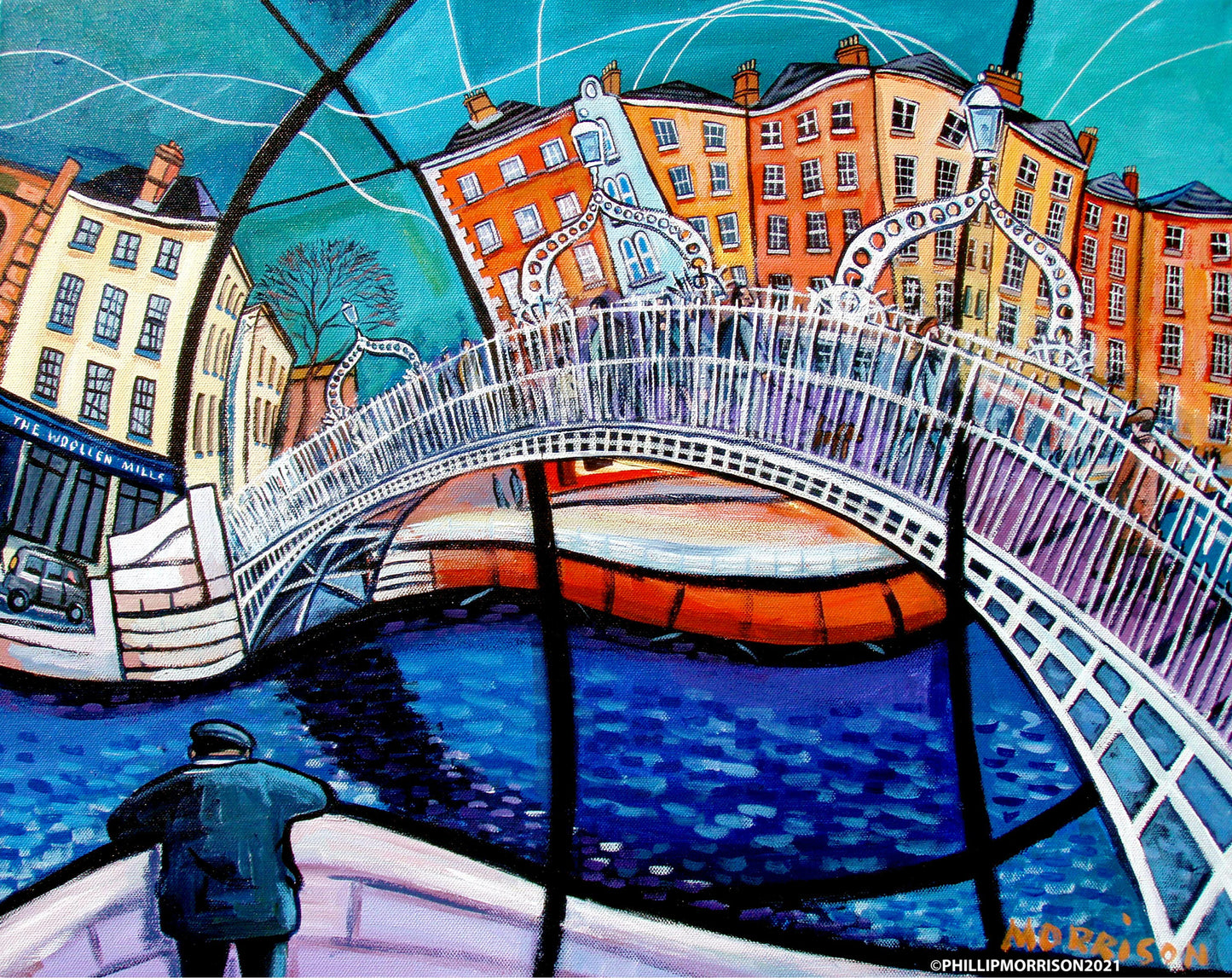 The Ha'Penny Bridge, Dublin